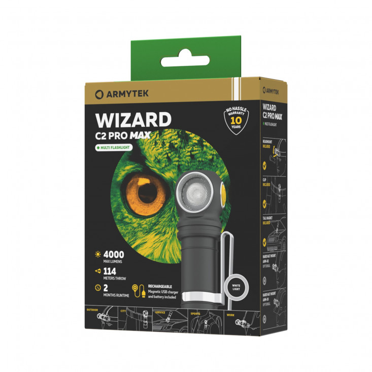 Фонарь Armytek Wizard C2 Pro Max (тёплый)
