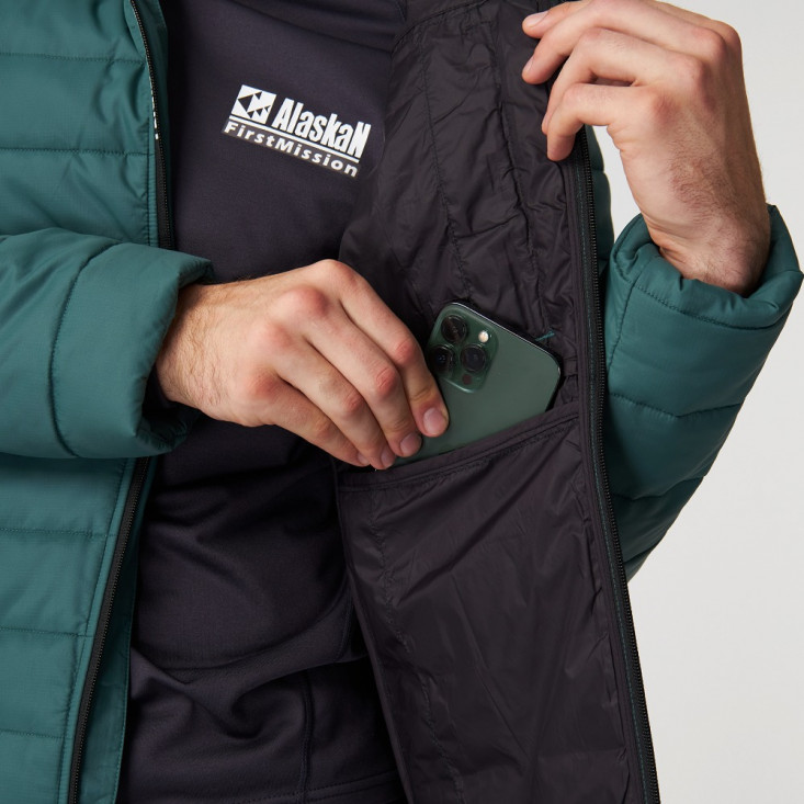 Куртка Alaskan Juneau Green XL утепл.стеганая